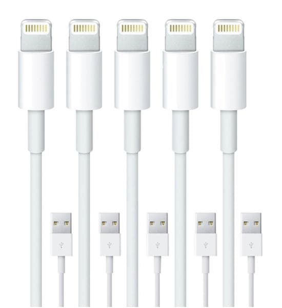 5-Pack 1M -Lightning charger for iPhone
