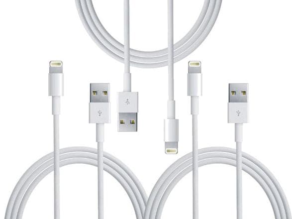 3PCS 1 Meter - Lightning laddare  till iPhone X/8/7/6S/6/5S/SE iOS13