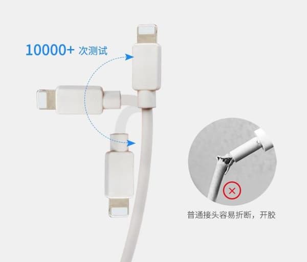 2 pack 1 Meter - Lightning laddare för iPhone X/8/7/6S/6/5S/SE