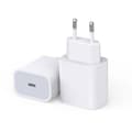 Miniatyrbild 4 av 8: iPhone laddare för Apple 11/12/13 USB-C strömadapter 20W PD Vit