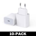 Miniatyrbild 8 av 8: iPhone laddare för Apple 11/12/13 USB-C strömadapter 20W PD Vit