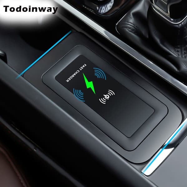 Qi Trådlös laddare, 15 W, induktion, för V60/XC60/S90/V90/XC90
