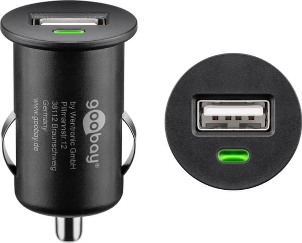 Billader (1xUSB) Sort