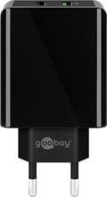 Miniatyrbilde 1 av 7: Dual-USB hurtiglader USB/QC3.0 (28W) svart