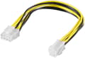 Miniatyrbillede 1 af 3: Pc-strømkabel/strømadapter ATX12 P4, 4 pin til 8 pin