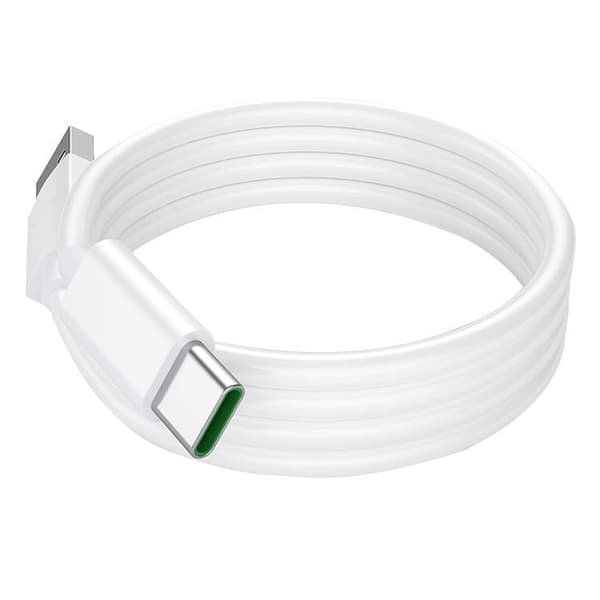 2-Pack Premium Holdbar Hurtig USB-C-kabel Quick Charge 1M Hvid