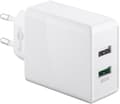 Miniatyrbilde 3 av 7: Dobbel USB hurtiglader QC3.0 28W hvit