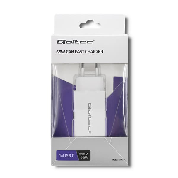USB-C-väggladdare med Power Delivery (65W)
