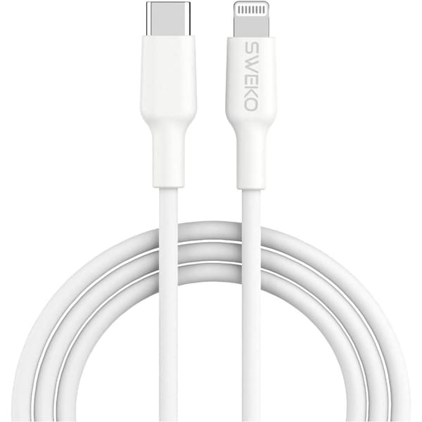 iPhone pikalaturi Lightning 1m 20W iPhonelle • iPad • iPod SWEKO