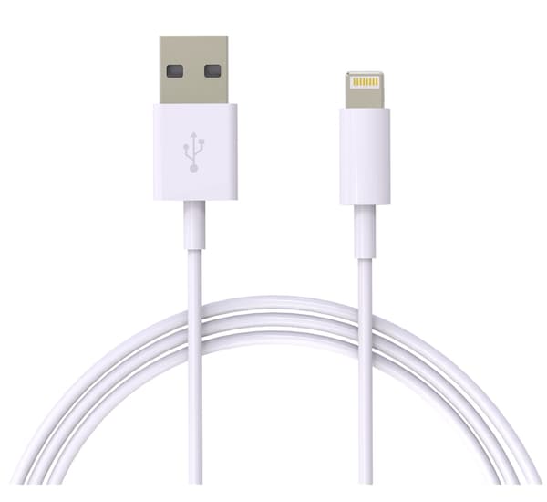 3M Lightning Kaapeli iPhone Kaikki mallit Valkoinen