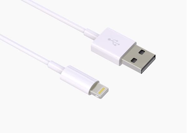 3M Lightning Kaapeli iPhone Kaikki mallit Valkoinen
