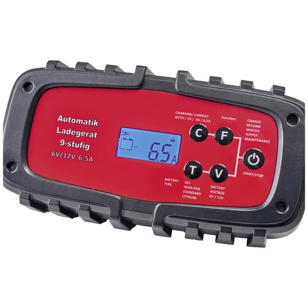 IWH 075901 075901 Bilbatteriladdare 12 V, 6 V 2 A, 4 A, 6.5 A 2 A, 4 A, 6.5 A