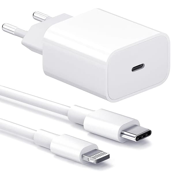 Laturi iPhone - Pikalaturi - Adapteri + Kaapeli 20W USB-C