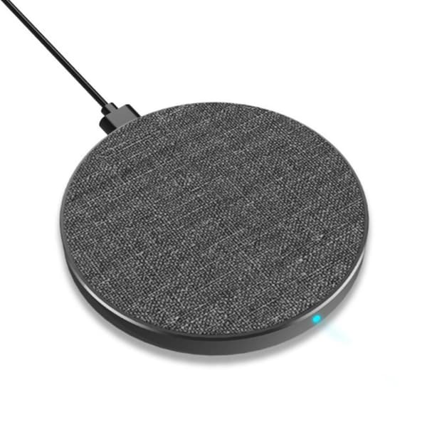 Trådlös Laddare 10W QI Metall/Tyg