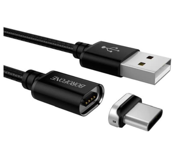 BU1  magnetisk USB-kabel för usb-c