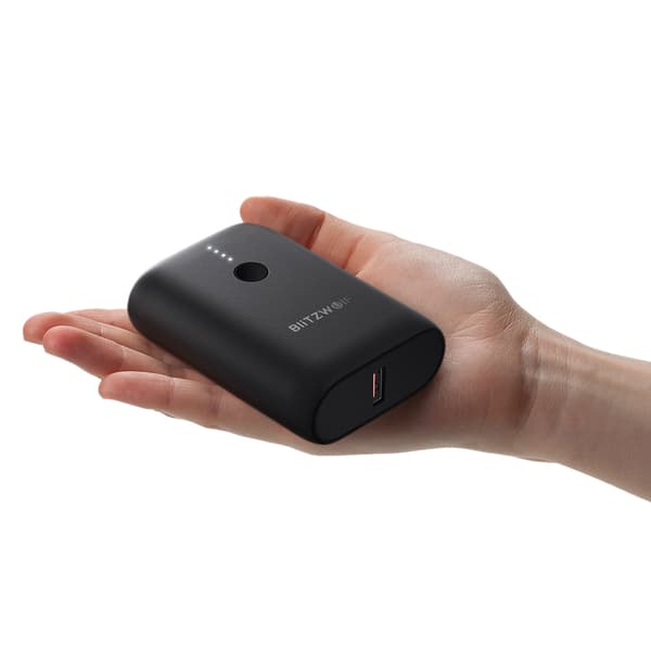 BlitzWolf BW-P16 10000mAh Mini Power Bank ekstern batteristrømforsyning med 20W USB-C PD&18W USB-A QC3.0 Hurtigopladning til smartphones