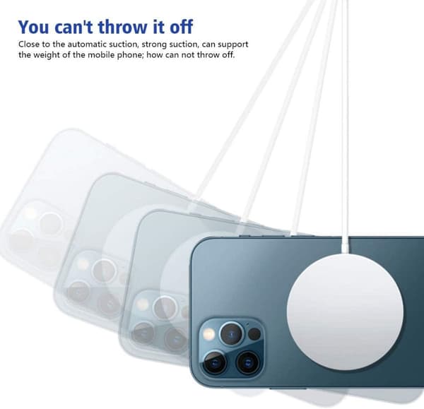 Trådløs oplader kompatibel med MagSafe til iPhone Samsung ..