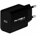 Miniatyrbild 1 av 6: USB-C-laddare - Akashi - 20W - Snabbladdning - Svart - För smartphones