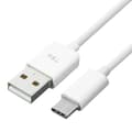 Miniatyrbild 3 av 4: Universal USB-laddare 2.1A + USB Typ C-kabel Laddning &amp; Synchro Vit