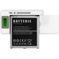 Miniatyrbild 1 av 4: Universalladdare - Vit - LED-indikator - Laddar 2 batterier - USB-ingång