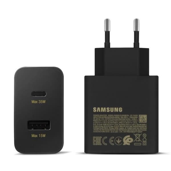Väggladdare - Samsung - 50W - USB-C - Snabbladdning 2.0 - Power Delivery 3.0
