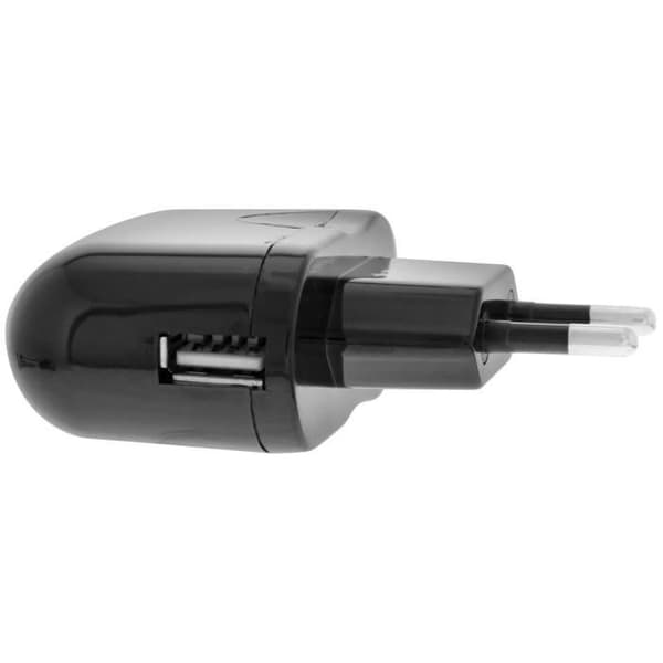 USB Väggladdare - Bluestar - 1A - Svart - Micro-USB-kabel - Snabbladdning