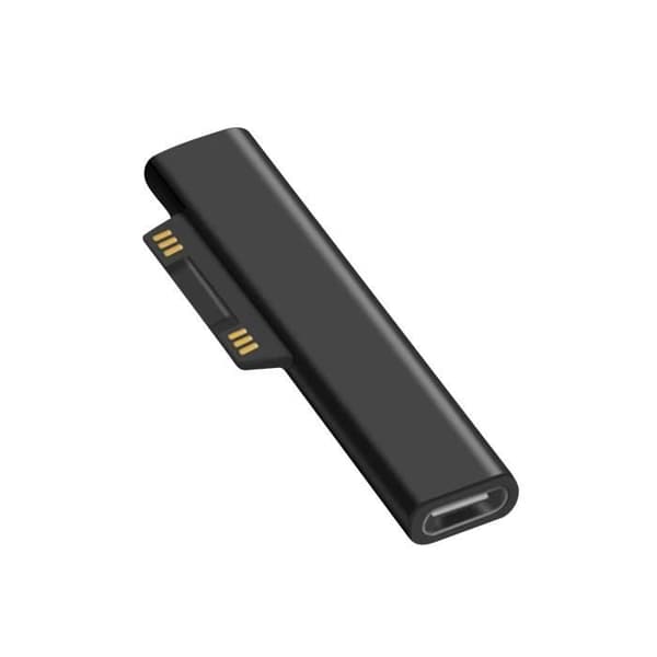 USB-C-adapter - Microsoft - Surface Pro 7/6/5/4 - Snabbladdning - Överspänningsskydd - Plug and Play
