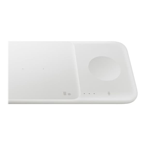 Trådlös laddare - Samsung - TRIO Induction Pad - 9W Snabbladdning - Samtidig laddning - Vit