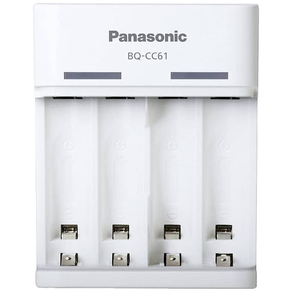 Panasonic BQ-CC61 Batteriladdare NiMH AAA (R03), AA (R6)