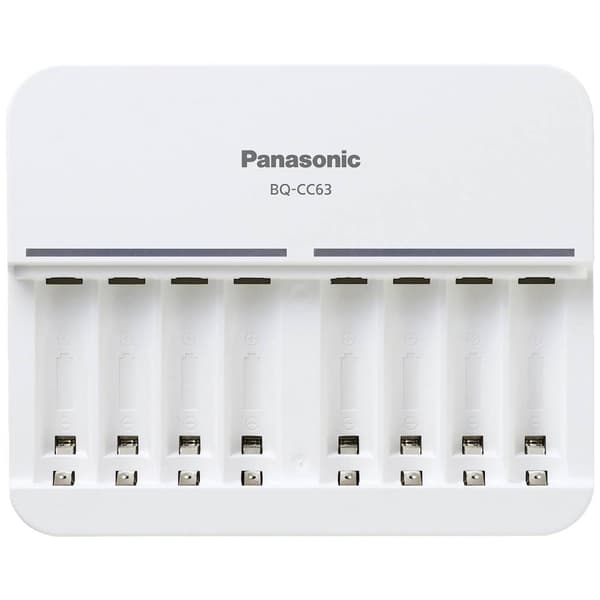 Panasonic BQ-CC63E Batteriladdare NiMH AAA (R03), AA (R6)