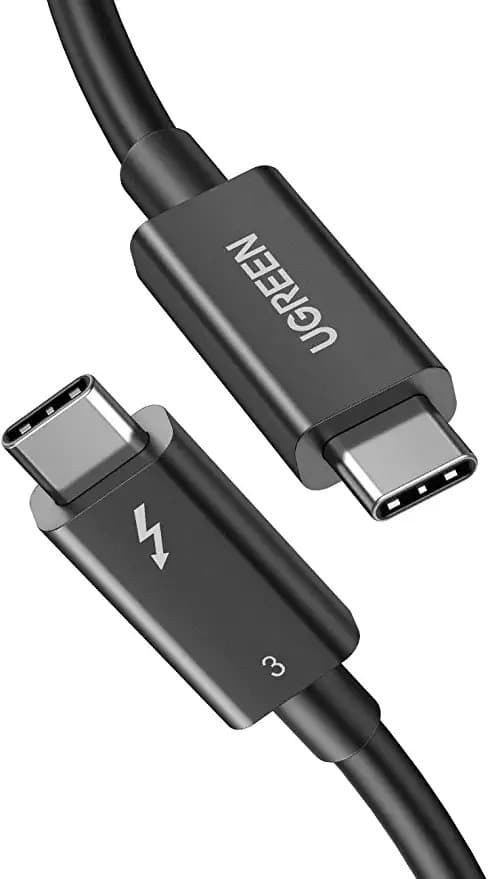 UGREEN Thunderbolt 3 Cable 40Gbps USB-C to USB-C Cable 100W Fast Charging (2M)