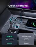 Miniatyrbild 2 av 2: UGREEN BLUETOOTH FM TRANSMITTER CAR ADAPTER
