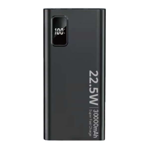 SiGN Extremt Kraftfull Powerbank 30000mAh, 22.5W - Svart