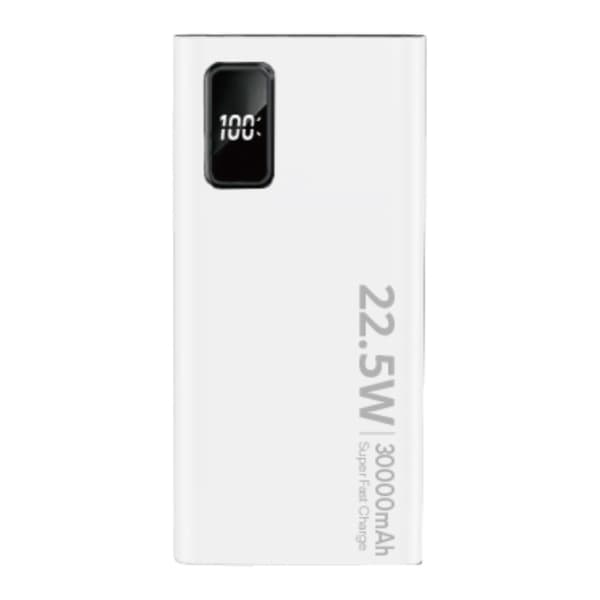 SiGN Extremt Kraftfull Powerbank 30000mAh, 22.5W - Vit