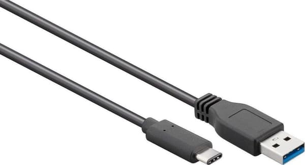 Goobay USB-C til USB-A-kabel - USB3.0 - op til 2A / Sort - 1,8 meter
