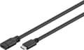 Pikkukuva 1 / 3: Goobay USB-C - USB-C jatkokaapeli - USB3.0 - jopa 20V/3A / musta - 1 metri