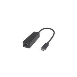 MicroConnect - Nätverksadapter - USB-C - Gigabit Ethernet x 1 - svart Svart