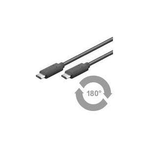 MicroConnect - USB-kabel - USB-C (M) till USB-C (M) - USB 3.1 - 1 m