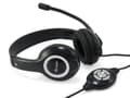 Miniatyrbillede 1 af 5: Udstyr Headset USB 245301 2m Kabel,Mikro,Fernbe. Stereo sort