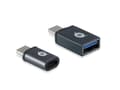 Miniatyrbillede 1 af 5: Conceptronic DONN04G OTG Adapter til USB-C 2-pack, USB-C til USB-A og USB-C til Micro-USB