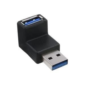 InLine 35300R USB 3.0 adapter, stik A til stik A, vinklet