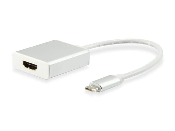 Udstyr 133452 Kabelafstandsstykke USB Type C HDMI Hvid Hvid