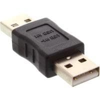 InLine® USB 2.0-adapter, han A til han A (33441)