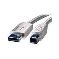 VÆRDI - USB-kabel - USB type A, 4-benet (M) - USB type B, 4-benet (M) - 3 m - beige (11.99.9030)