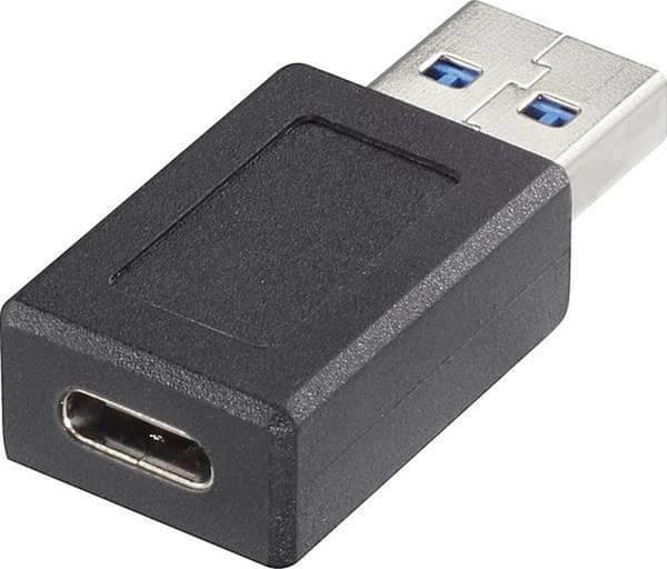 Renkforce USB 2.0-adapter [1x USB 3.2 Gen 2-stik A​ (USB 3.1) - 1x USB-C-stik]