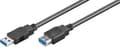 Miniatyrbild 1 av 3: Goobay USB till USB förlängningskabel - USB3.0 - upp till 0,9A / svart - 5 meter