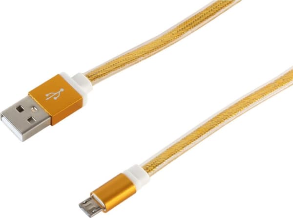 S-Conn 14-50046 0,9 m USB A Lightning Gold mobiltelefonkabel (14-50046)