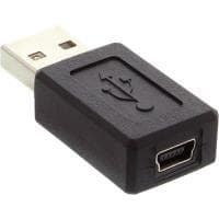 InLine USB 2.0 adapter, stik A til mini 5-benet stik