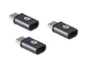 Miniatyrbillede 1 af 5: Conceptronic DONN05G Kabelinterface/Kønsadapter USB 2.0 Type-C USB 2.0 Micro Black (DONN05G)