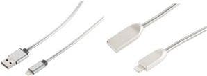 shiverpeaks BS14-13001 Lightning-kabel 1 m Silver (BS14-13001)